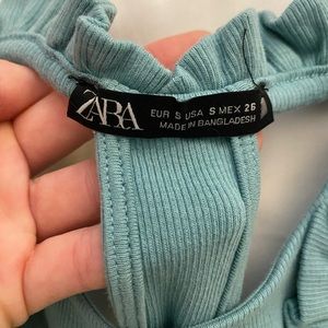 ZARA Ruffle tank